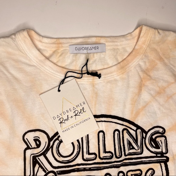 Rolling Stones Rebel Tie Dye Crop - Picture 7 of 10